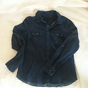 Talbots denim shirt